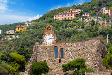 Castle of Bonassola Liguria Italy