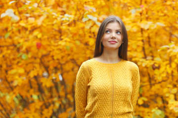 Autumn woman