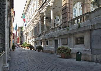 Fototapeta na wymiar Corso a Genova