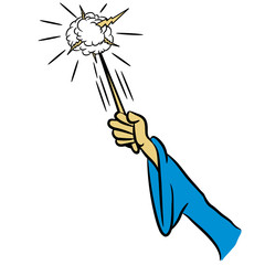 zauberer Zauberstab zaubern