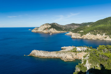 Mediterranean sea landscape