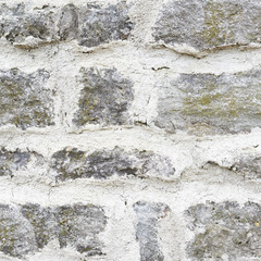 Old castle brick wall