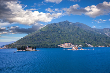 St George and Our Lady Island in Bay of Kotor, Montenegro