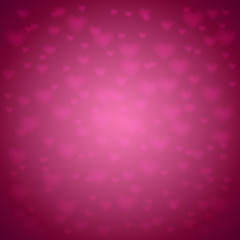 background with hearts - Valentine's day, vector