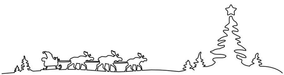 Silhouette Weihnachten 