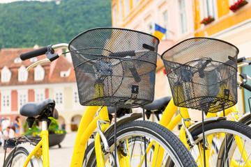 bicycle with basket