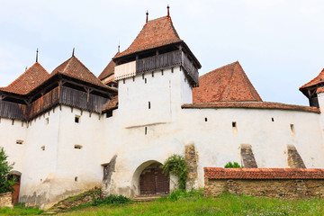 Fototapeta na wymiar Viscri, saxon fortified church, Transylvania, Romania