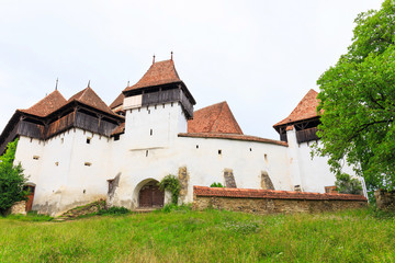 Fototapeta na wymiar Viscri, saxon fortified church, Transylvania, Romania