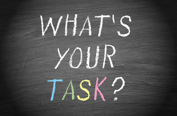 What is your task ?
