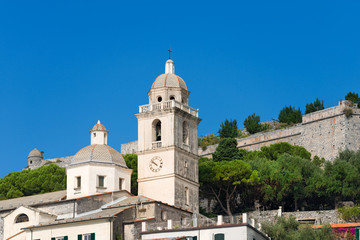 Fototapeta na wymiar San Lorenzo Church - Portovenere Liguria Italy