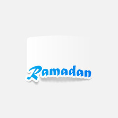 realistic design element: Ramadan