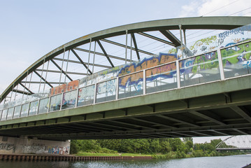 Graffiti on bridge