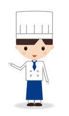 パティシエ　シェフ　男性