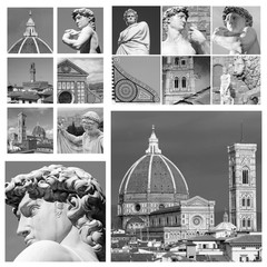 art of Florence collage