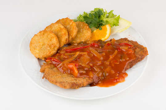 Zigeunerschnitzel mit Rostinchen