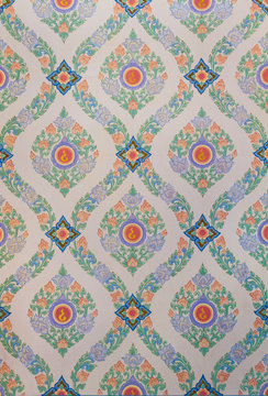 Thai pattern wallpaper