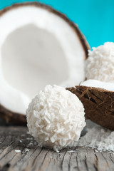 Coconut cake balls