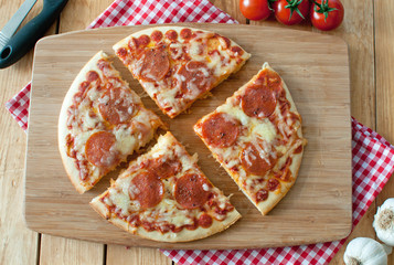 Pepperoni pizza