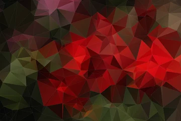 Fensteraufkleber Dark red abstract polygonal background © igor_shmel