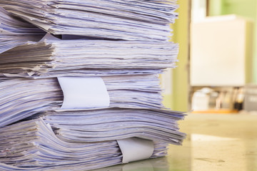 Stack of papers