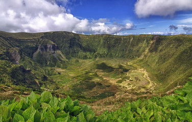 Volcanic Caldeira of Faial, Azores islands