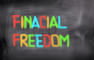 Obraz premium Financial Freedom Concept