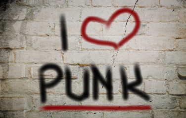 I Love Punk Concept