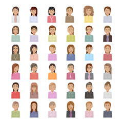 Business Women - Isolated On White Background