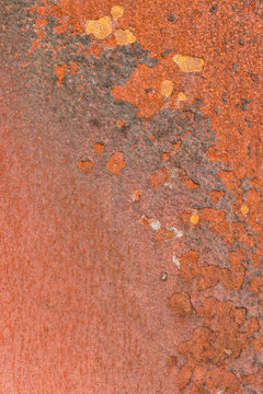 Textured rusty metal weathered and worn abstract background