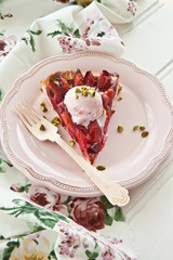 Frischer Zwetschgenkuchen