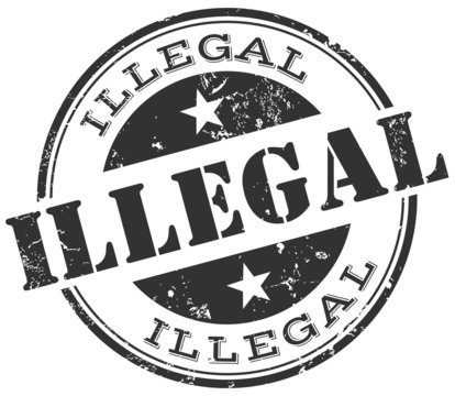 illegal stamp