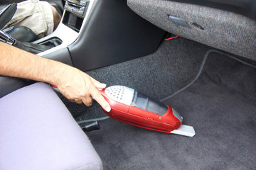 Interior car cleaning
