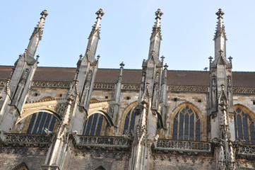 Fototapeta na wymiar Ulmer Münster Kirchenschiff
