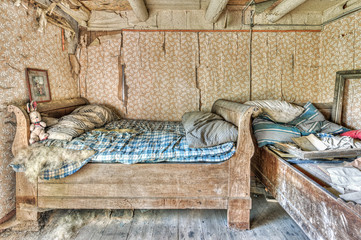 Decayed bedroom in an abandoned farmhouse.tif