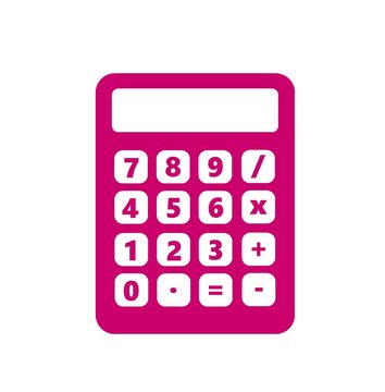 Calculatrice rose