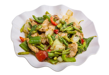 Pork with vegetables