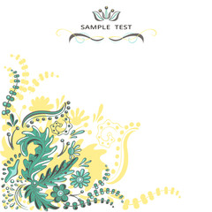 Vector floral background