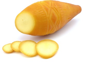 Traditional Polish smoked cheese - oscypek