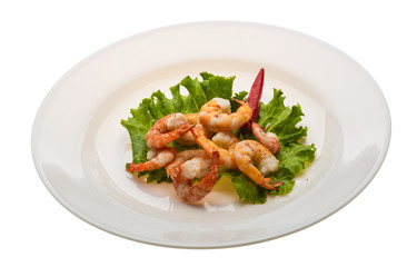 Unshelled king prawn