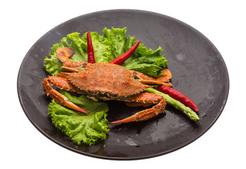 Boiled crab