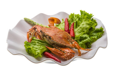 Boiled crab