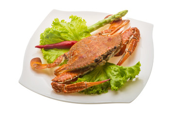 Boiled crab