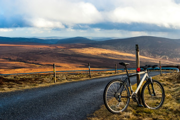 Fototapeta premium Mountain Bike in Wicklow Mountain
