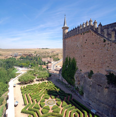 Spain, Segovia, Alcazar Gardens