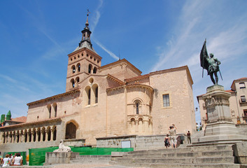 The Church of San Martin in Segovia, Spain