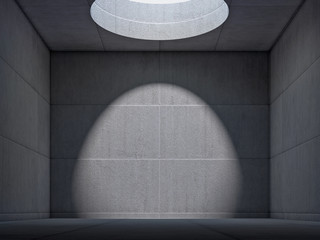 Abstract  concrete Interior