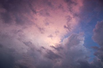 Gewitterwolken