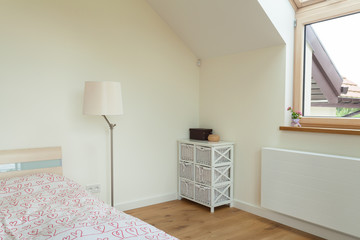 Fototapeta premium Part of bright bedroom