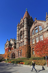 University of Toronto, Victoria College, colorful fall ivy