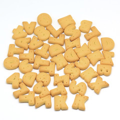 alphabet biscuit